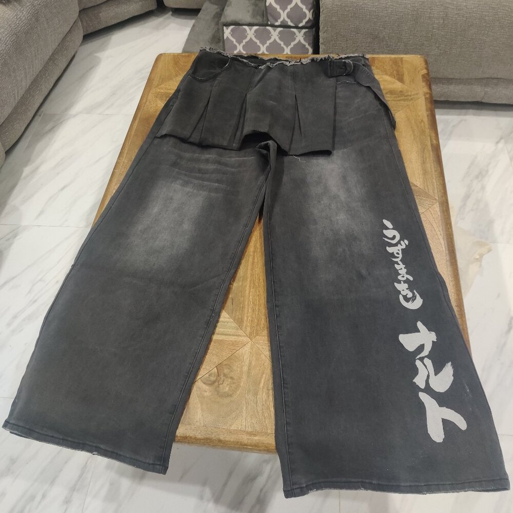 Dolls Kill   Naruto collab skirted pants size 1x New
